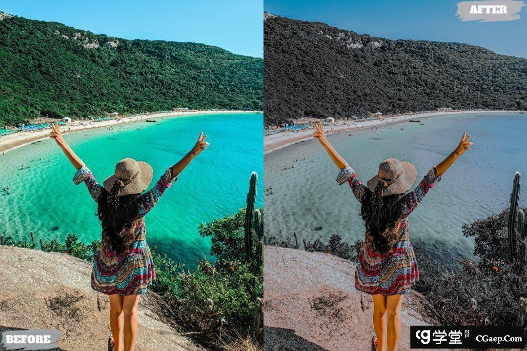 黑暗电影人像风光后期调色Lightroom预设 Nice Cinematic LR Presets