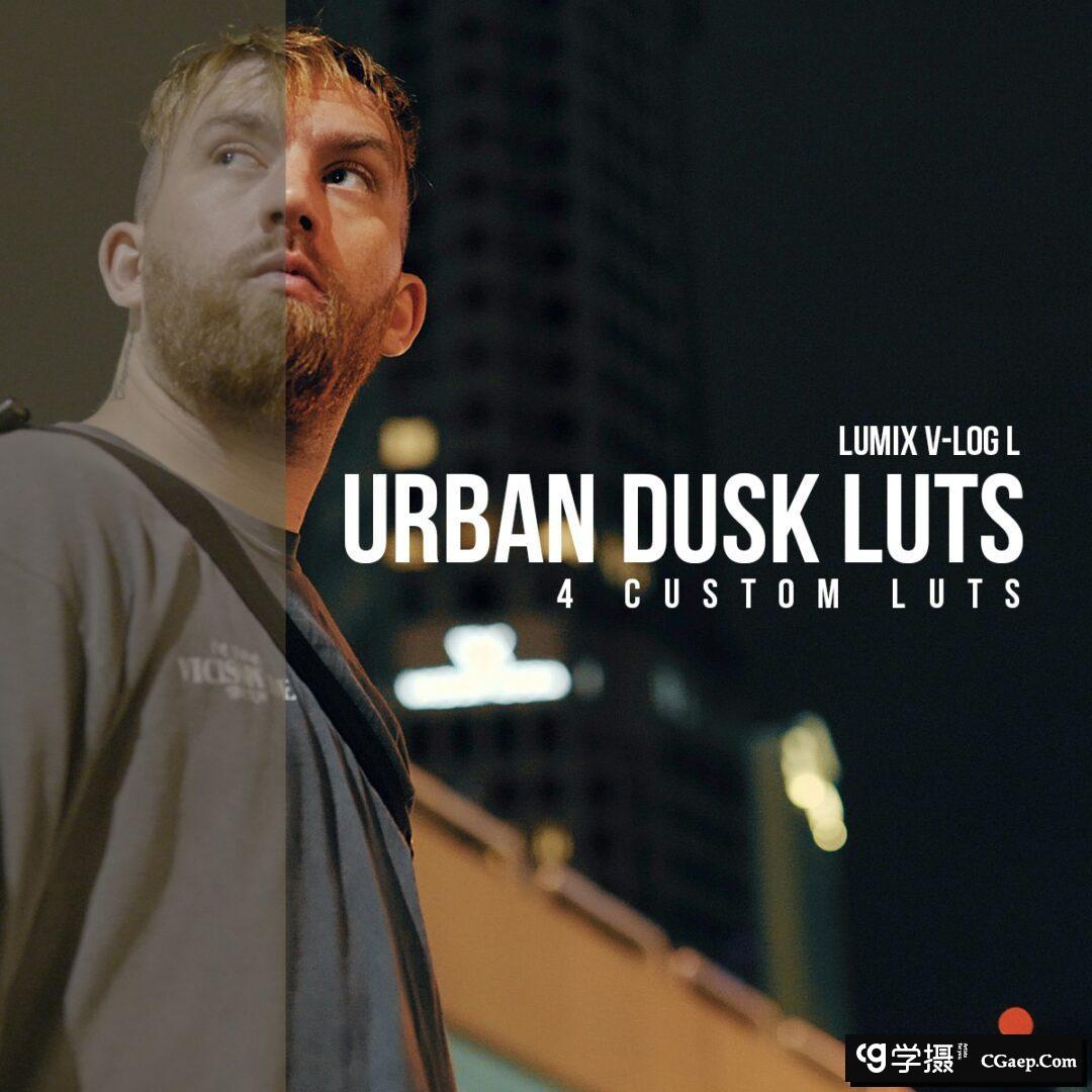 旅拍城市黄昏视频调色LUTs预设 Urban Dusk LUT Pack（Lumix V-Log L LUTS）