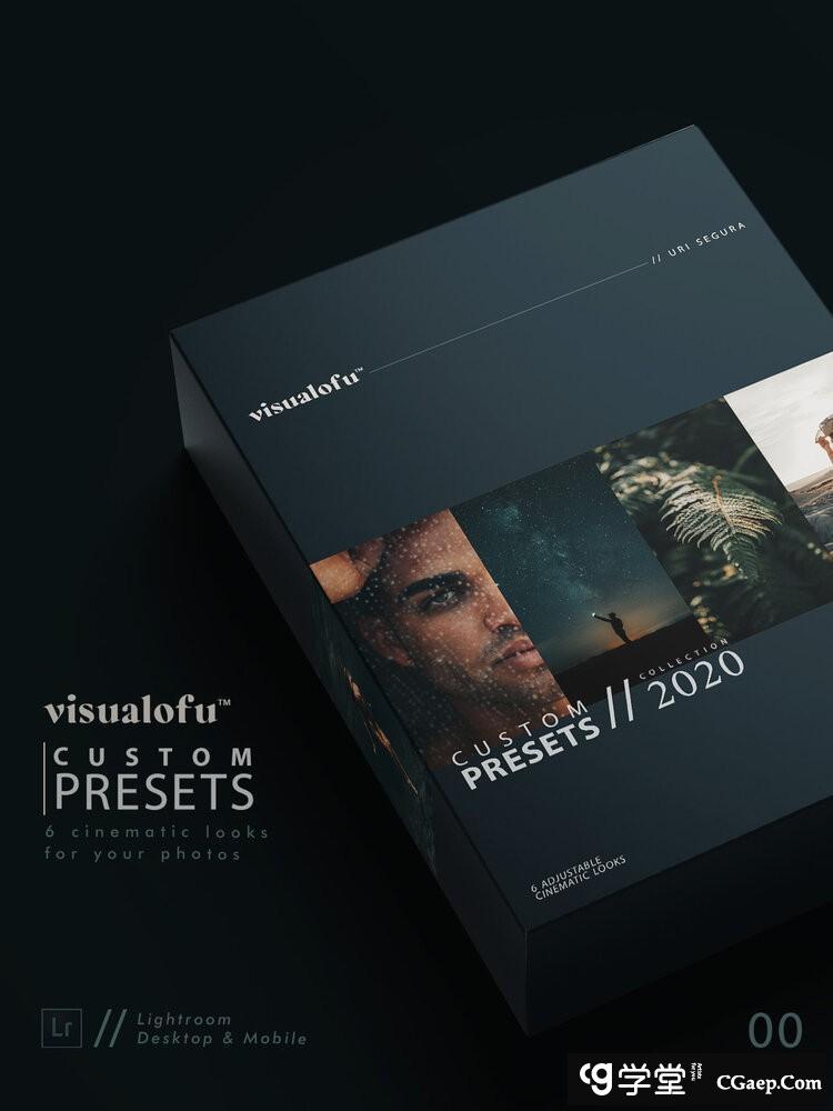旅拍风光人像电影风格自定义LR预设/APP预设 VISUALOFU CUSTOM PRESETS 2020