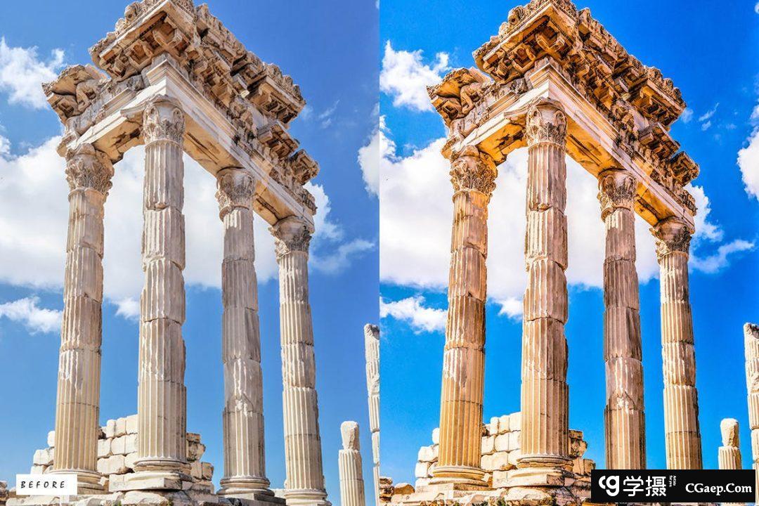 城市建筑风光摄影Lightroom预设 Architecture Lightroom Presets