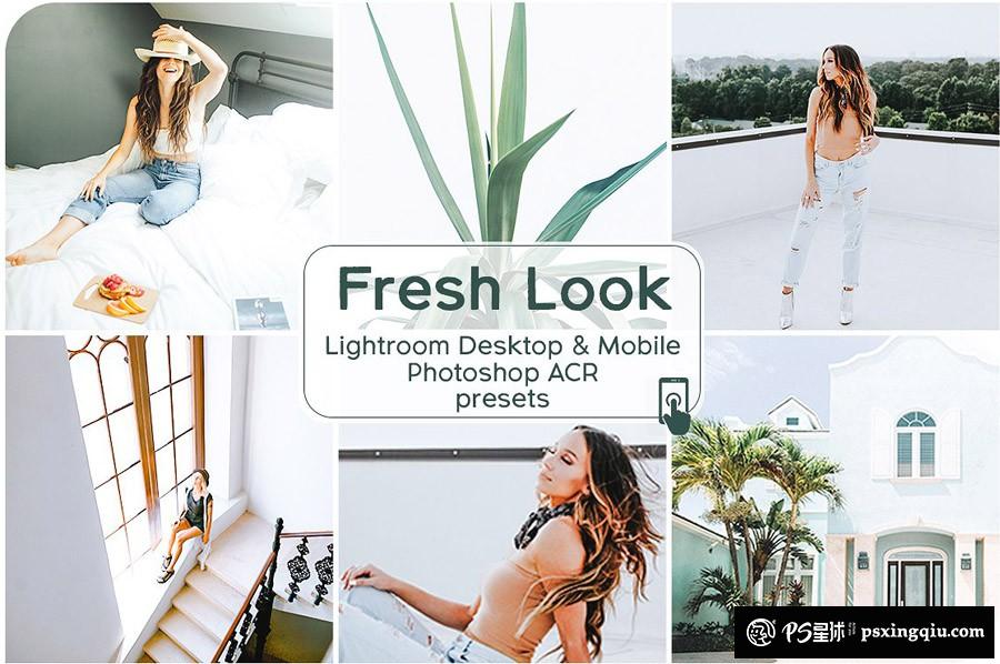 现代小清新手机LR预设+Lightroom预设+ACR预设 Fresh Look Lightroom