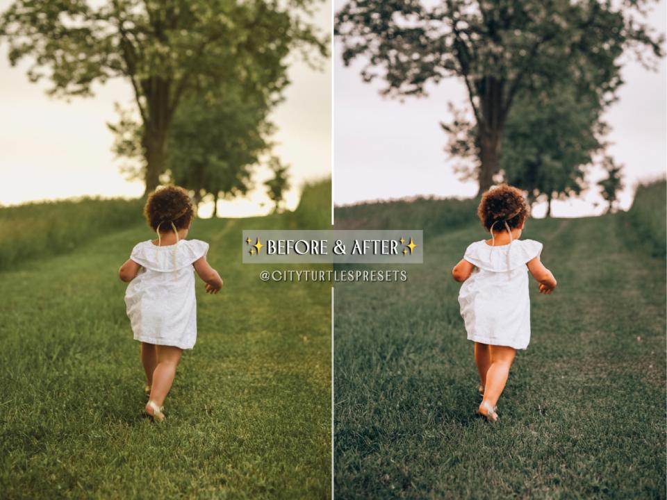 经典旅行人像预设夏季电影Lightroom 预设 梦幻日落预设