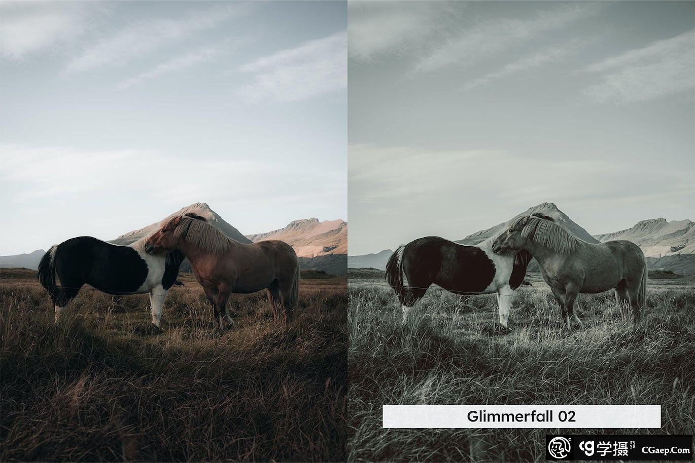 极简主义风光AI人工智能Lightroom预设及电影视频调色LUT预设