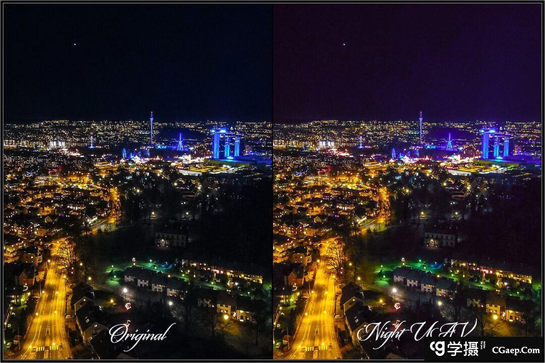 城市景观夜景弱光摄影3D LUTs预设-支持AE/PR/PS/达芬奇/FCPX