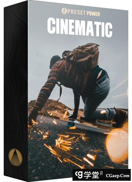 旅拍电影人像LR预设及LUT预设 Presetpower - Cinematic Presets &amp; Luts