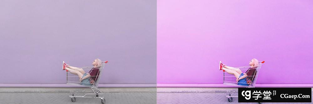 时尚紫色调风光人像Lightroom调色预设 OnPresets- PURPLE TONE