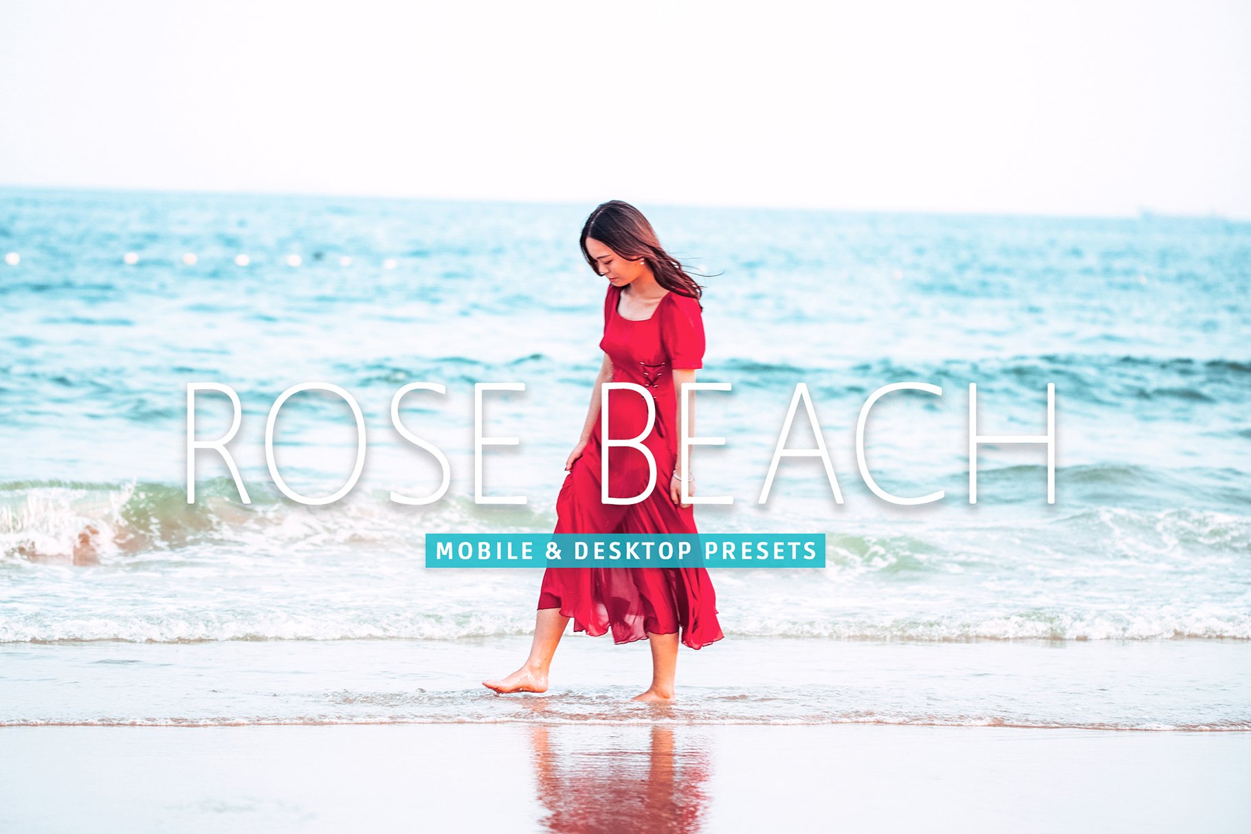 明亮预设Rose Beach Pro Lightroom 预设手机lr预设高对比度