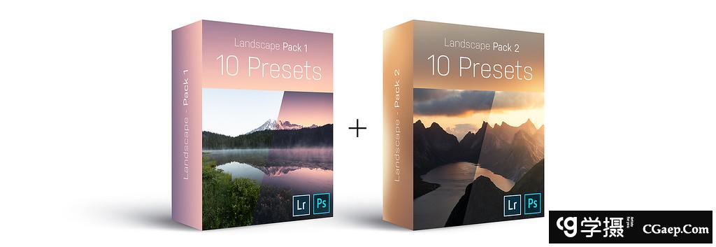 BeboyPhoto Lightroom预设风景包 Landscapes Presets - Pack 1+2