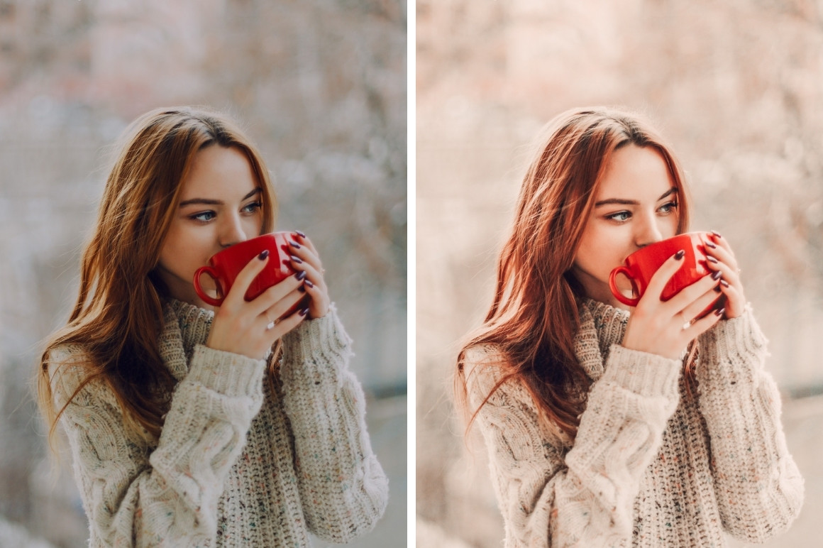 15 个 玫瑰金Lightroom 预设 Dng预设 Xmp ps预设Lightroom Presets - Rose Gold