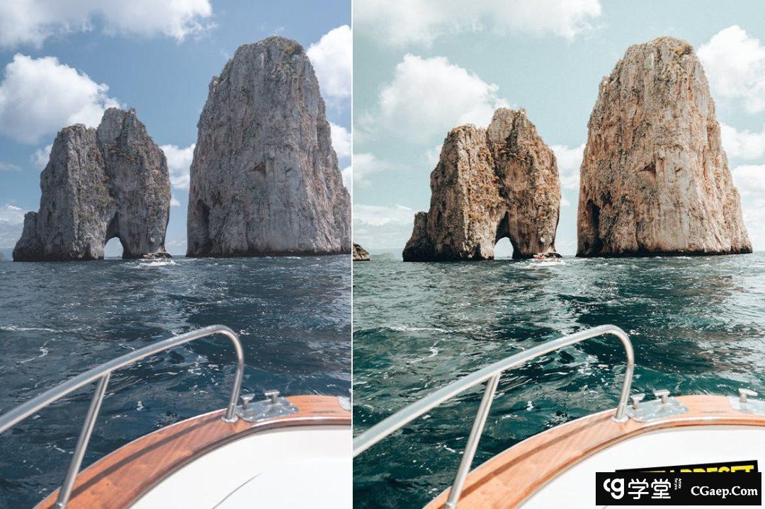 ARTA Presets-意大利旅拍电影风光调色Lightroom预设 Capri Pro Presets