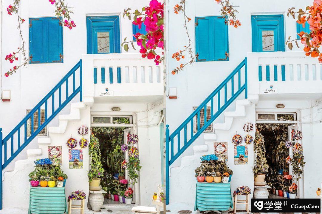 希腊旅拍电影风光后期调色Lightroom预设Lightroom Presets, Greece