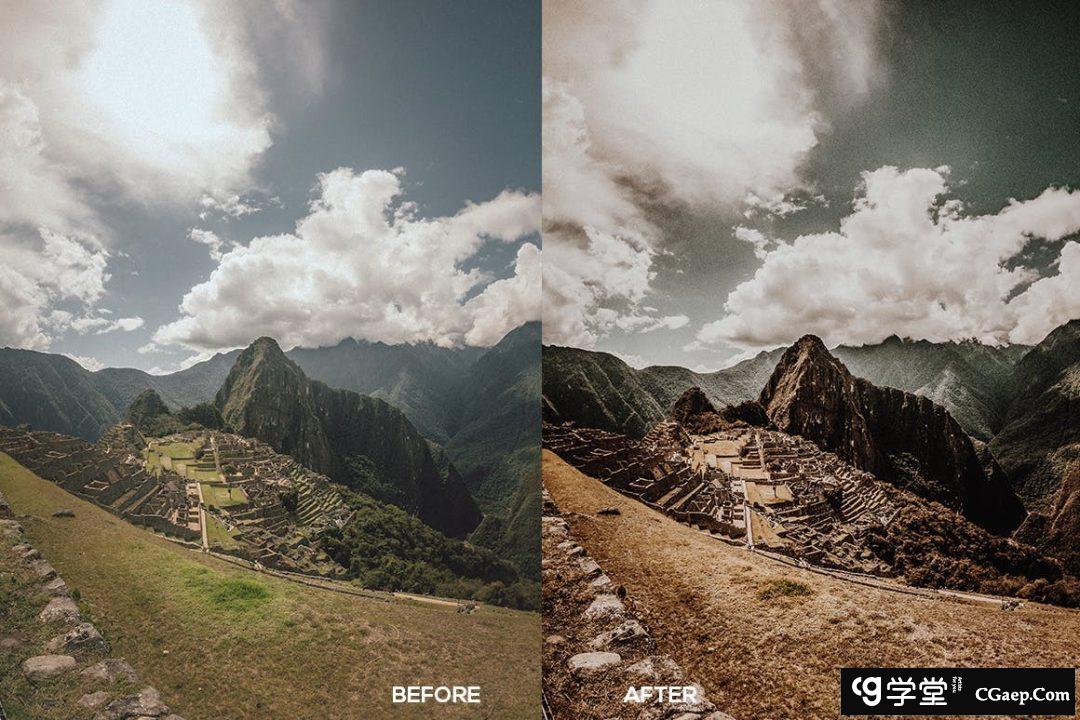 棕色旅拍电影风光人像Lightroom预设 Brown Tone Lightroom Presets