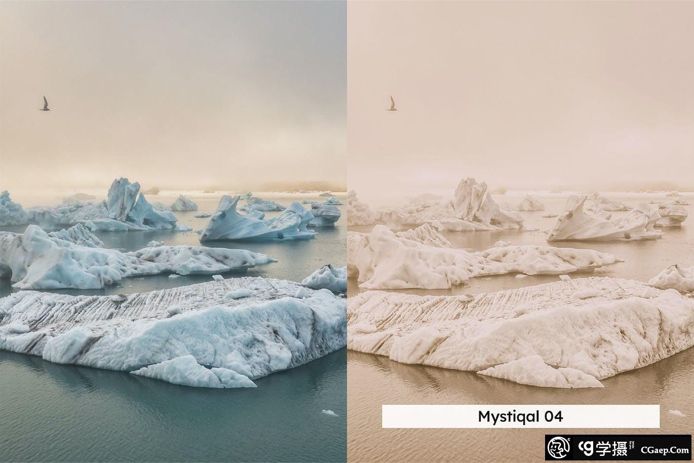 极简主义风光AI人工智能Lightroom预设及电影视频调色LUT预设