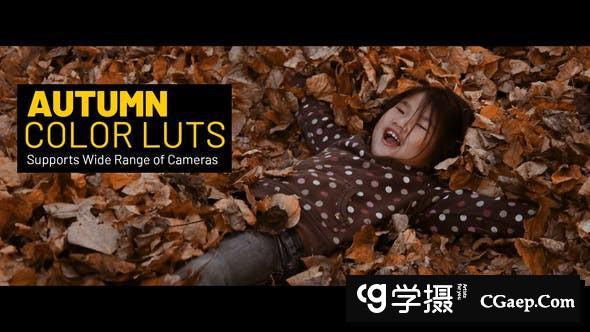 LUTs预设-15个秋季旅拍及42个Log视频色彩校正后期调色LUT预设