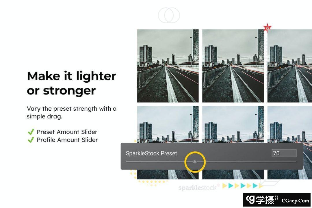 20个城市建筑风光摄影AI智能Lightroom预设和电影调色LUT预设