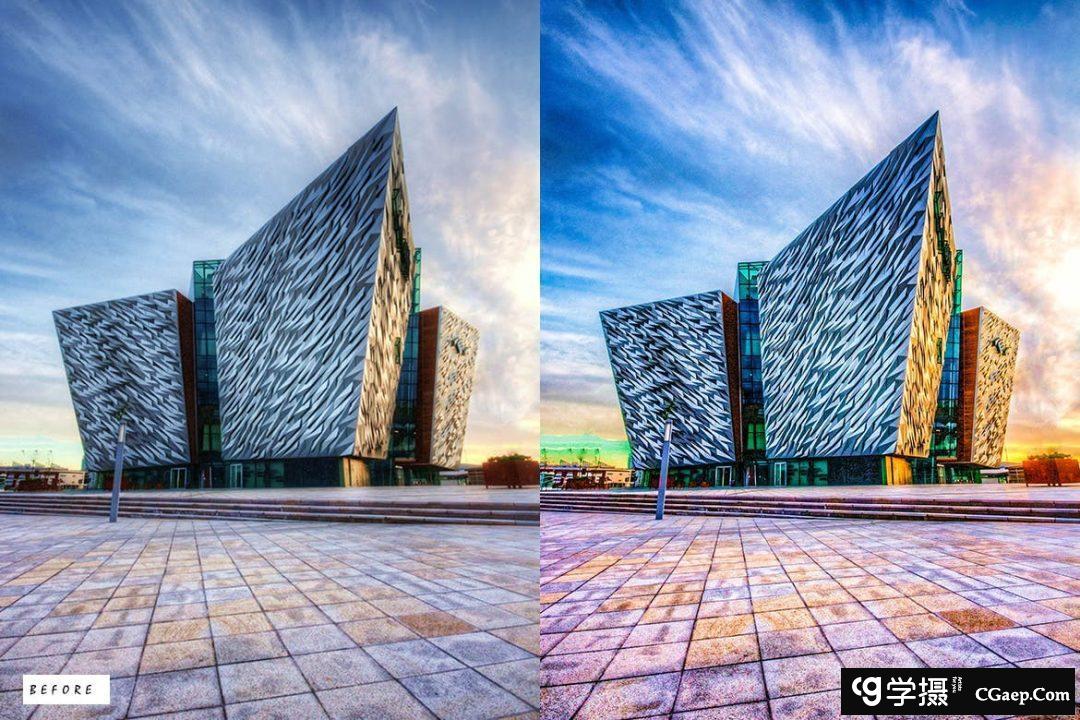 城市建筑风光摄影Lightroom预设 Architecture Lightroom Presets