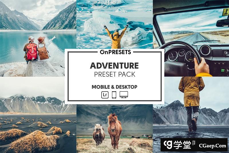 INS冒险旅拍风光人像后期调色Lightroom预设 OnPresets – ADVENTURE