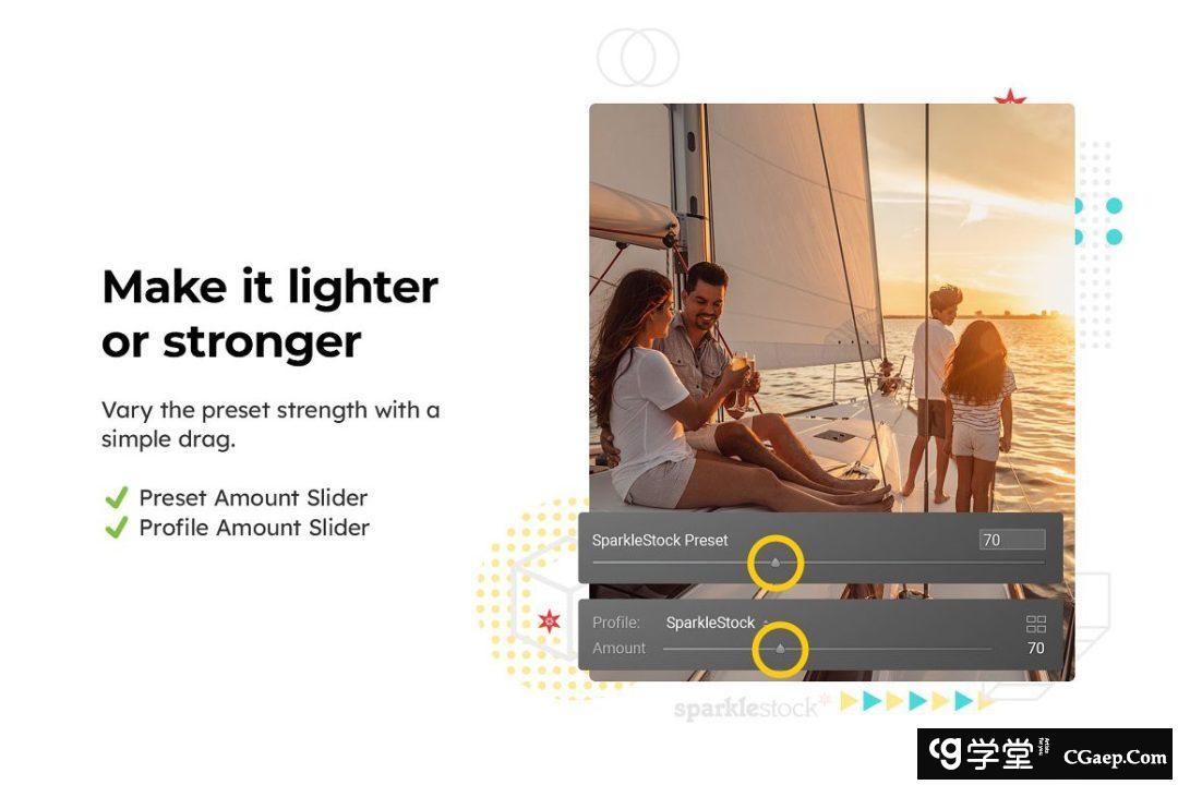 2fd8d27538fdd1201f40386a8a86707f 海景游轮旅行电影风光Lightroom预设及电影短视频调色LUT预设