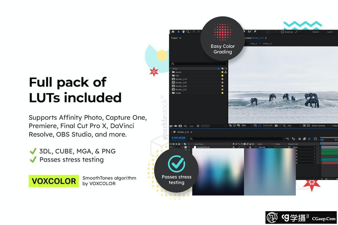 极简主义风光AI人工智能Lightroom预设及电影视频调色LUT预设