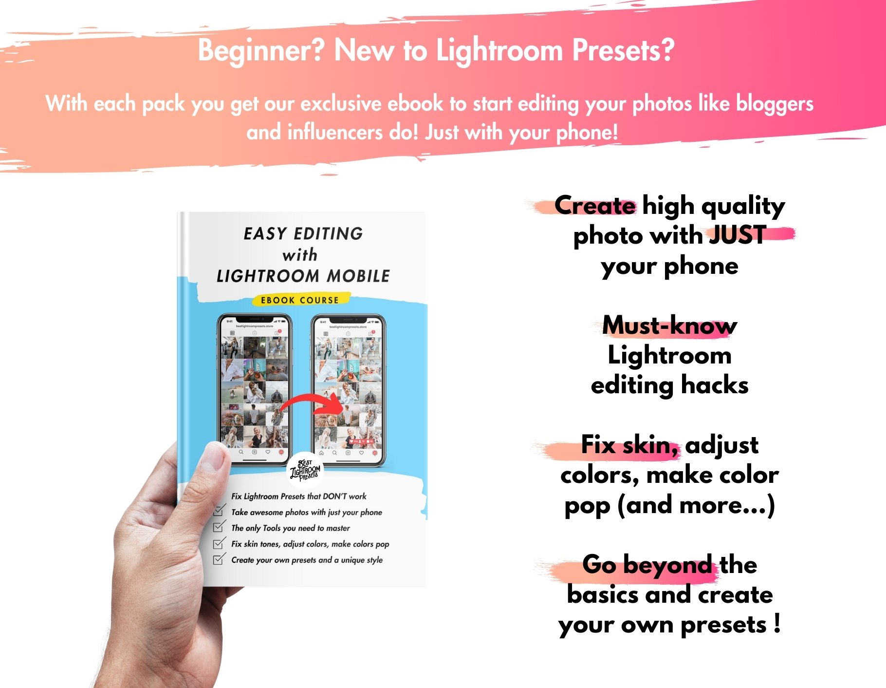 Lightroom 预设亮白色 lightroom预设移动 lightroom预设免费 预设下载 Lightroom cc