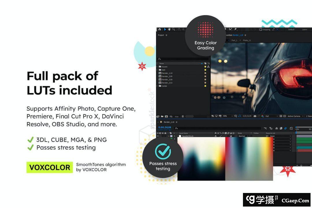 20个城市建筑风光摄影AI智能Lightroom预设和电影调色LUT预设