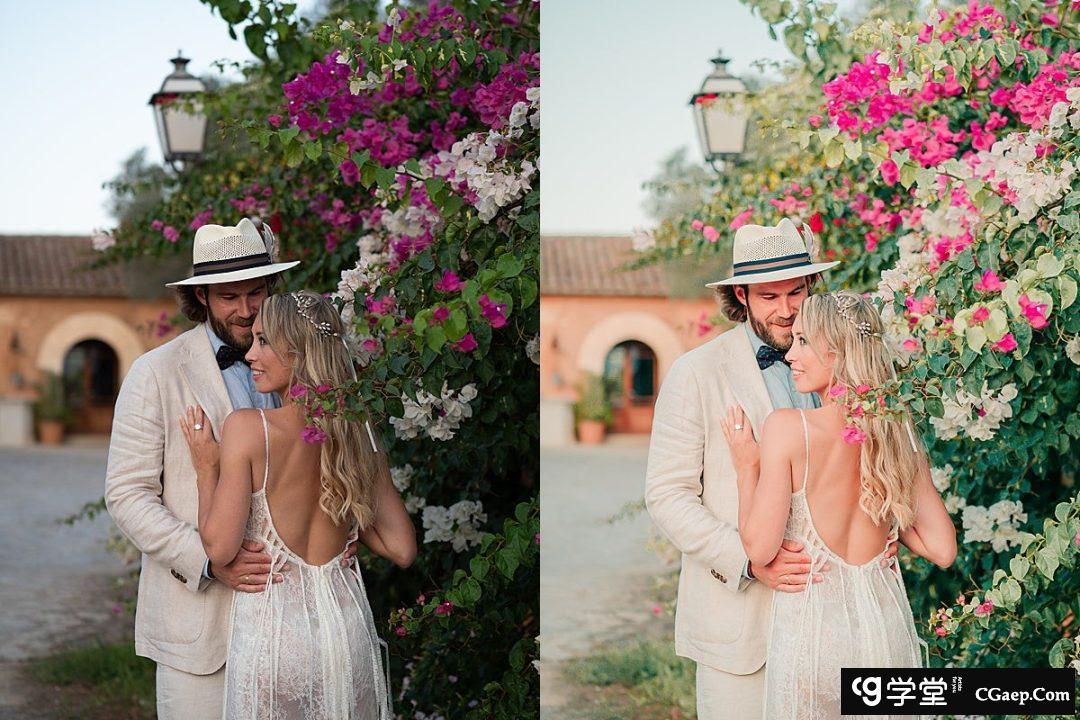 明亮通透自然肤色婚礼人像LR预设Lemon &amp; Lace - Light Hearted Presets