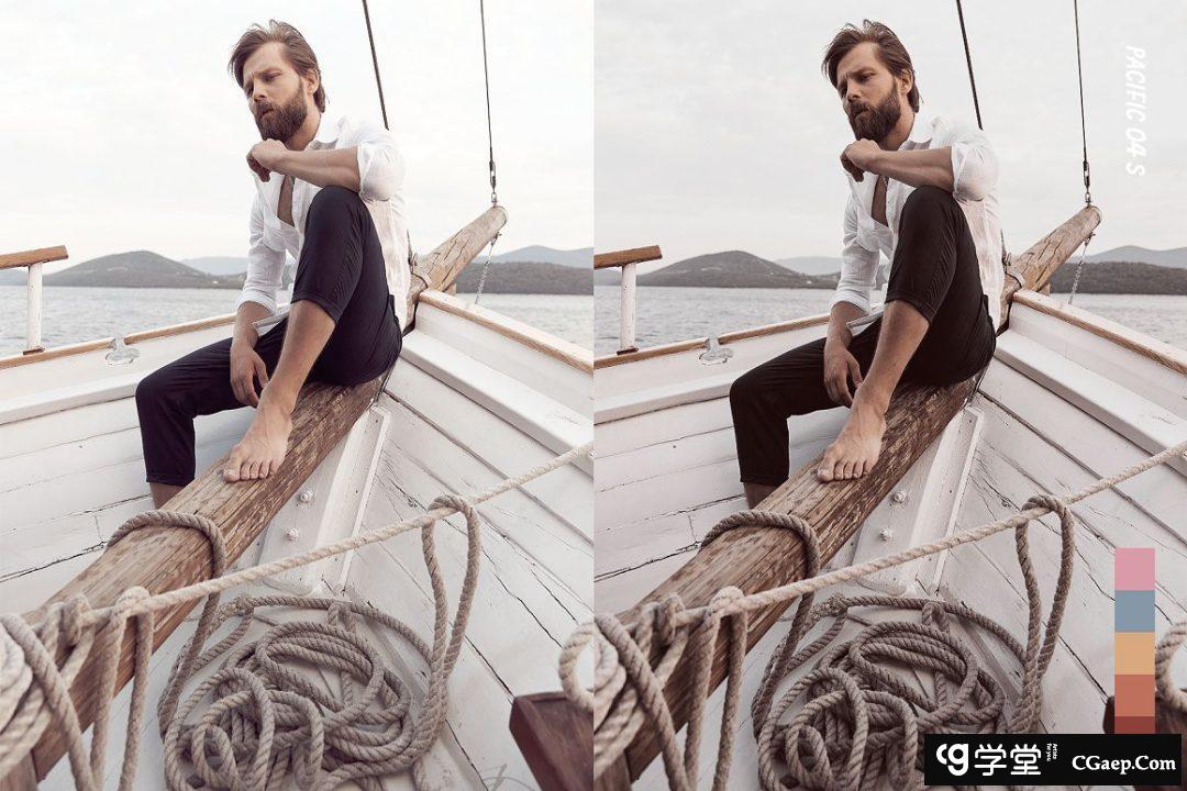 0a0982c5dc8b1de5ca0e6341cefb117d 海景游轮旅行电影风光Lightroom预设及电影短视频调色LUT预设