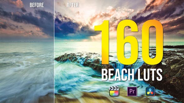 Videohive 35493238 160 Beach LUTs Color Grading