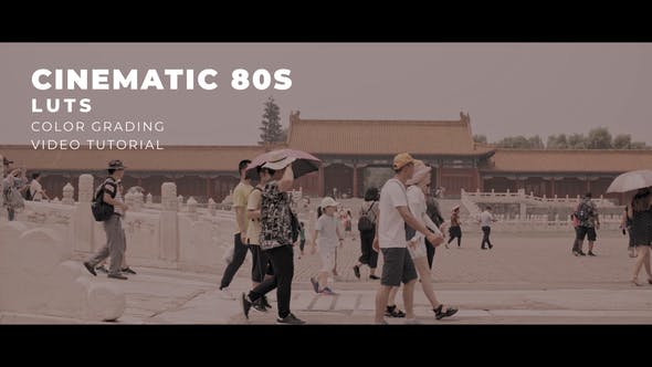 Videohive 43772475 Cinematic 80s LUTs