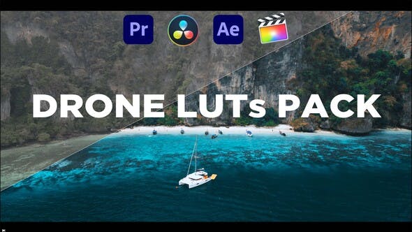 Videohive 44636449 Cinematic Drone LUTs