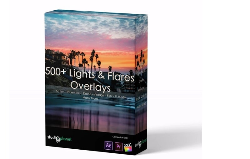 700+ Lights & Flares Overlays StudioPlanet