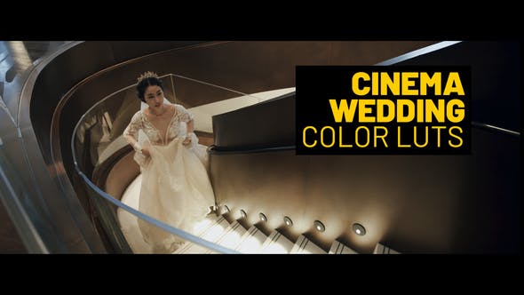 Videohive 39235554 Cinema Wedding LUTs