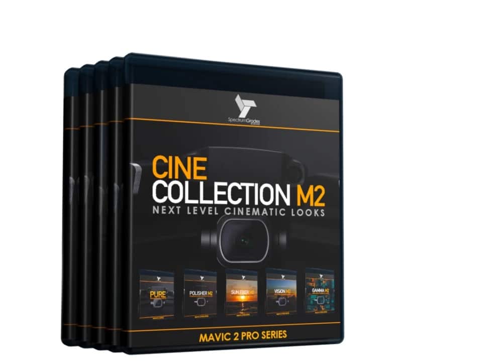 CINE COLLECTION M2 – DJI MAVIC 2 PRO LUTS & TOOLS SET – GAMMA M2, VISION M2, PURE, SUN FIXER, POLISHER M2