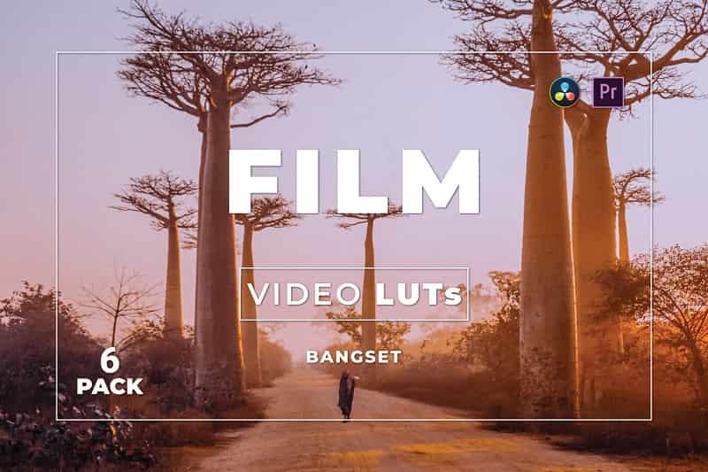 Bangset Film Pack 6 Video LUTs