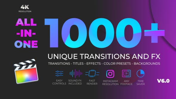 Videohive 23292087 Unique Transitions and FX V6 Updated