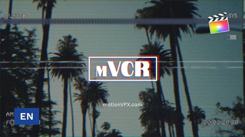 MotionVFX mVCR FCPX Plugin