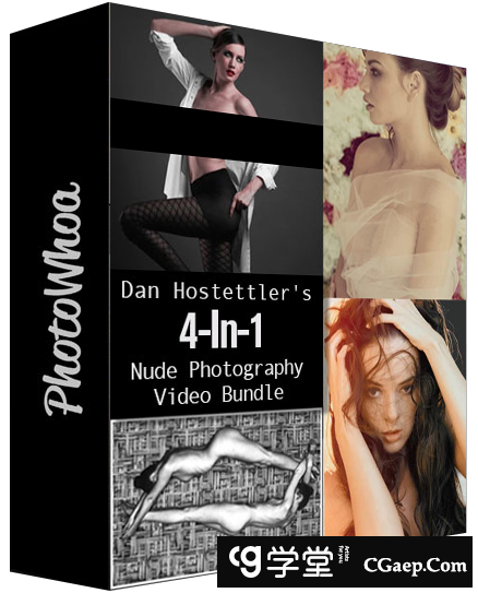 Dan Hostettler 当代魅力私房人像摆姿势布光摄影教程-中英字幕