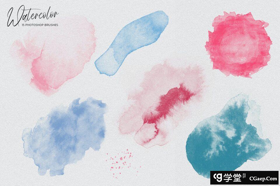 水彩PS笔刷（ABR）
