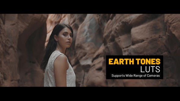Earth Tones 彩色 LUT 颜色分级 Log to Rec 709”LUTs