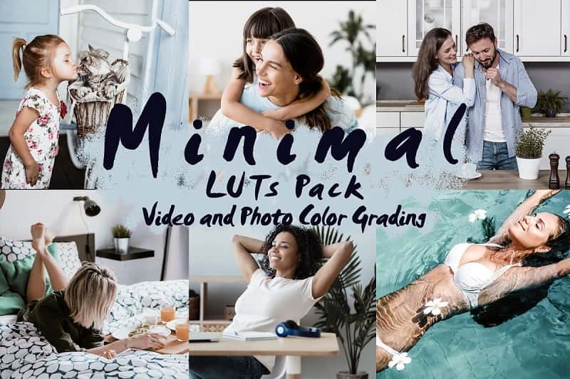 CreativeMarket 4529618 – MINIMAL – LUTs Pack – Color Grading