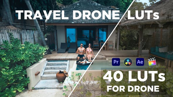 Videohive 46653447 Travel Drone LUTs