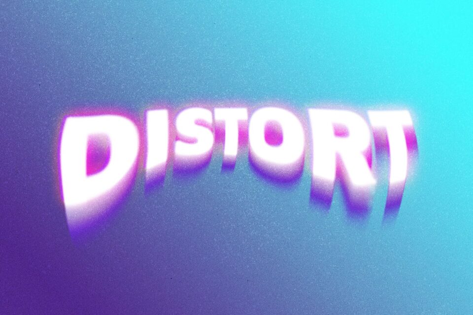 梦幻扭曲文本效果 (PSD)