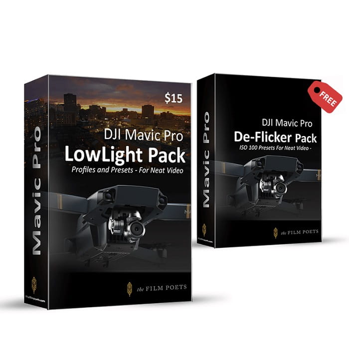 TheFilmPoets LowLight Pack For DJI Mavic Pro & Neat Video
