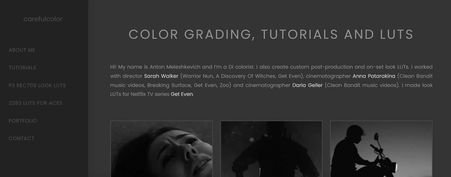Careful Color – Advanced Colorist LUTs Pack – Arri Alexa LogC