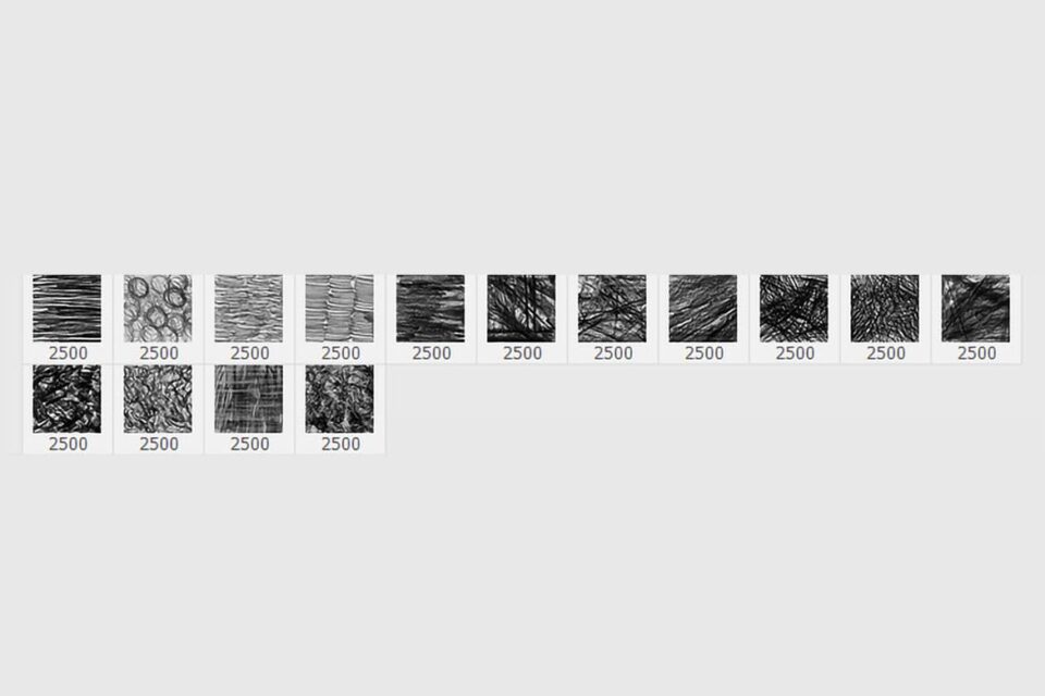 粉笔纹理的PS笔刷（ABR）