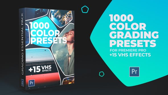 Videohive 24589977 1000 Cinematic Color Presets, 15 VHS Video Effects, Old Film Looks Updated