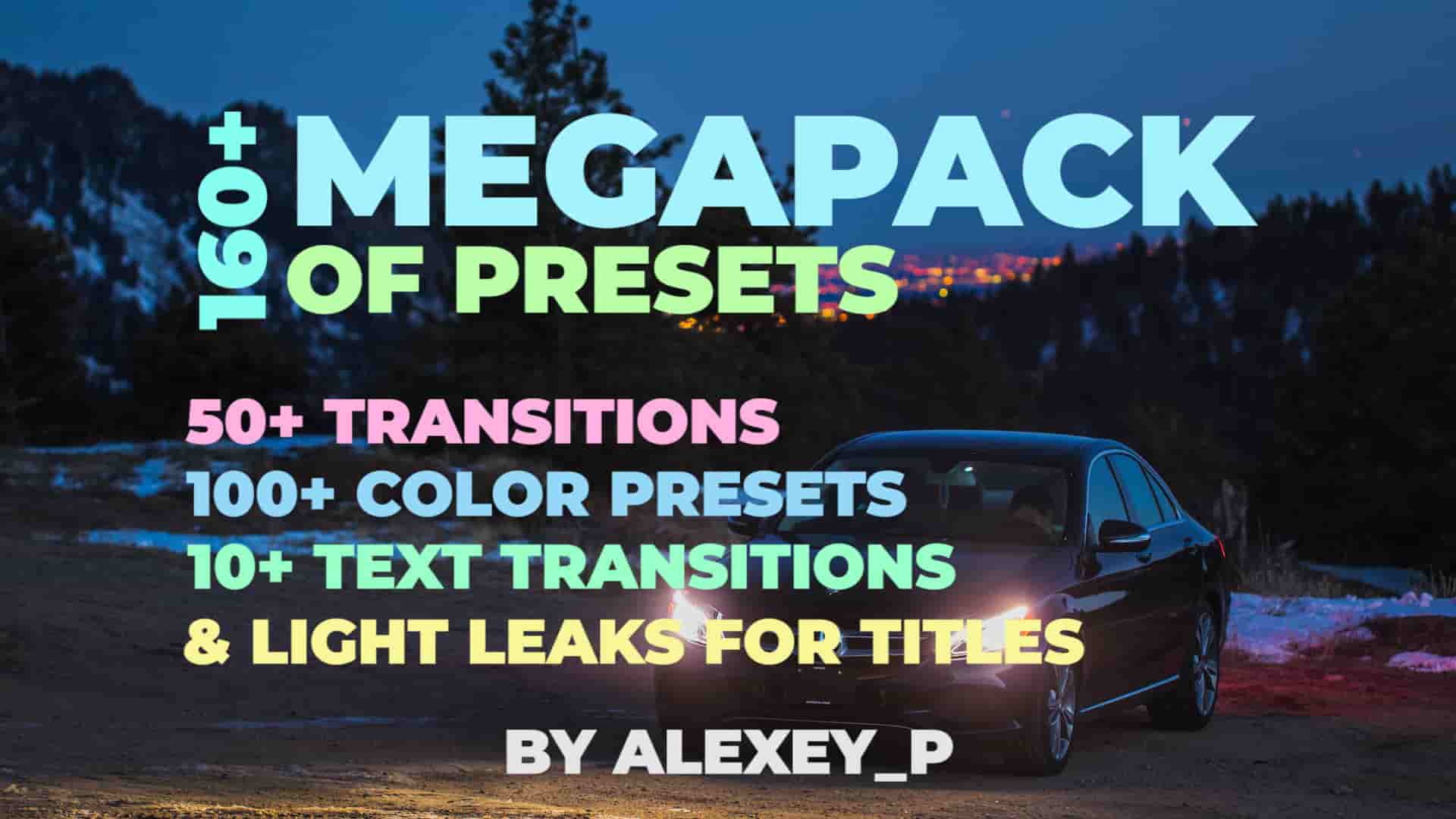 [Special] 160+ MegaPack – Premiere Pro Preset | Motionarray 119919