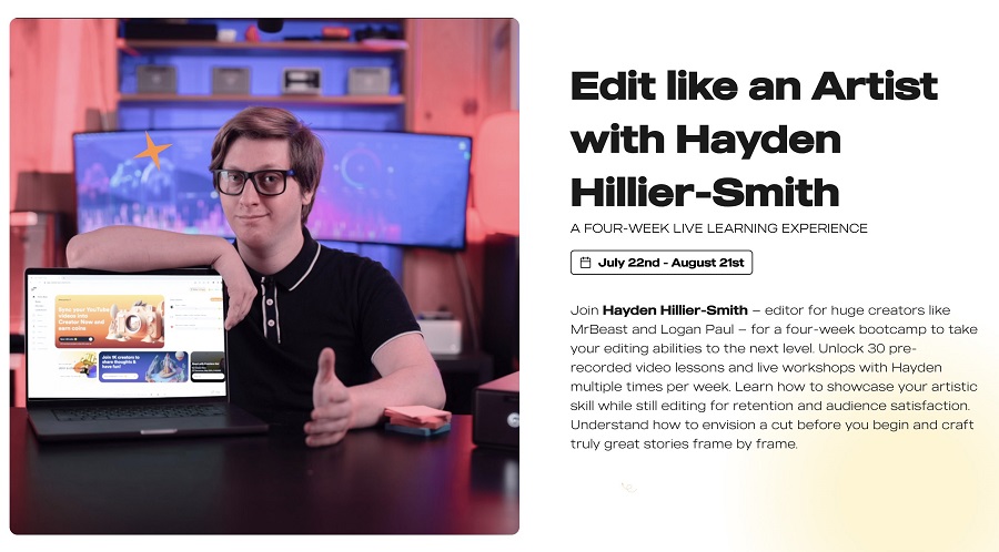 Creator Now – Edit like an Artist with Hayden Hillier-Smith