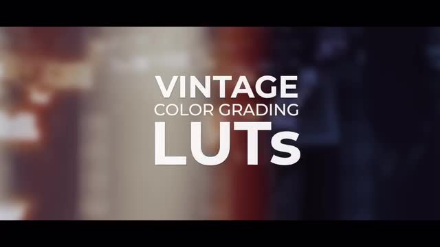 Vintage LUTs