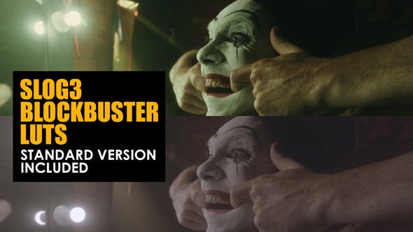 Slog3 Blockbuster and Standard Luts